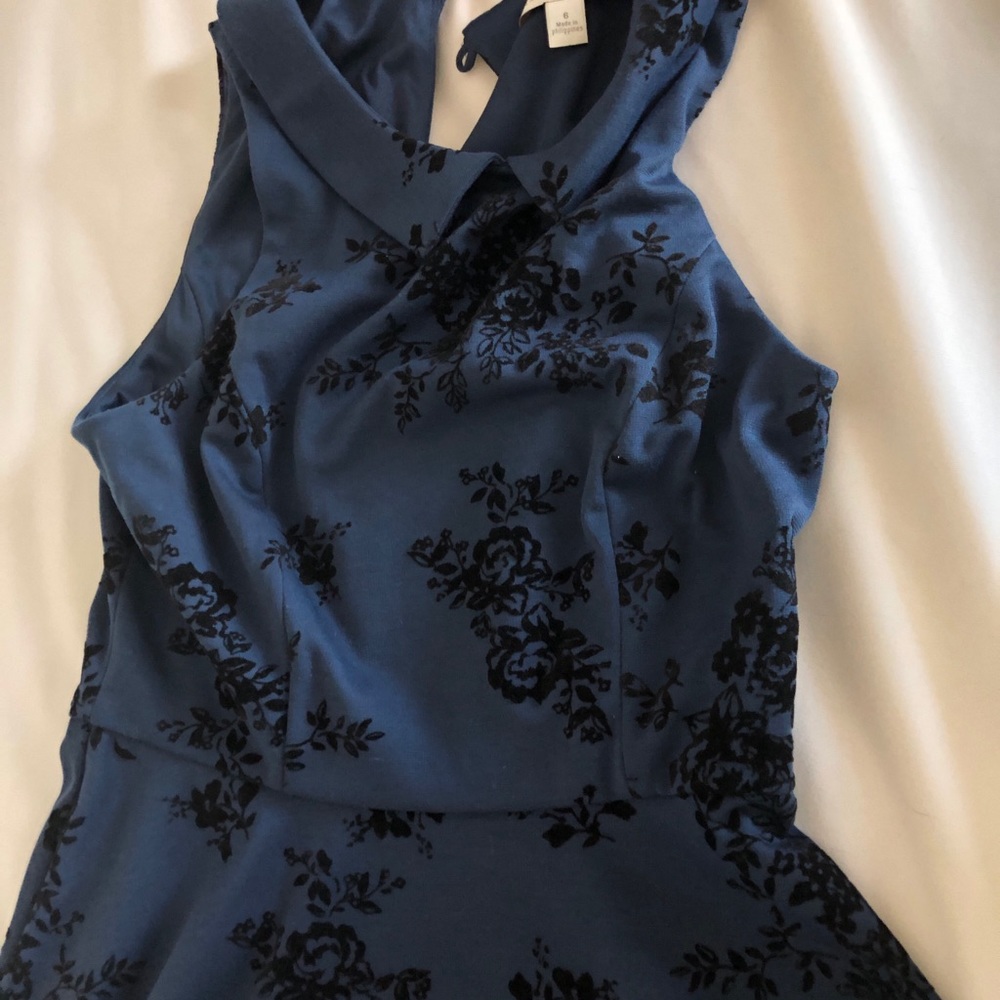 Beautiful navy and black dress